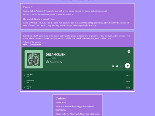 index screenshot