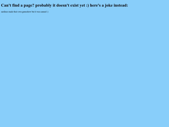 not_found screenshot