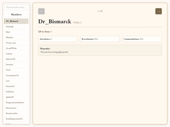 testingdossier screenshot