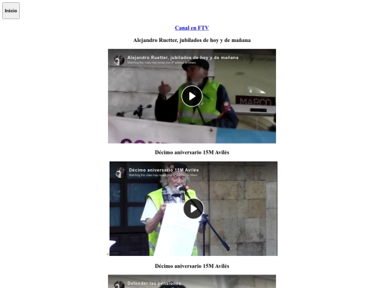 videos screenshot