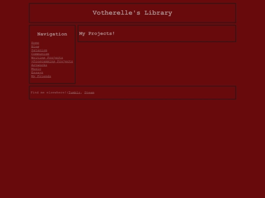 projects screenshot