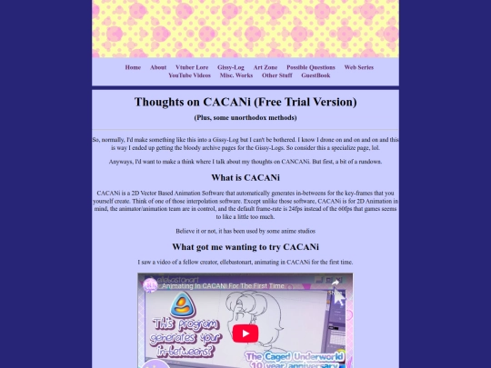 CACANi_Thoughts screenshot