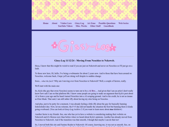 Gissy-Log screenshot