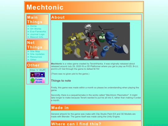 Sanumashi/Mechtonic screenshot