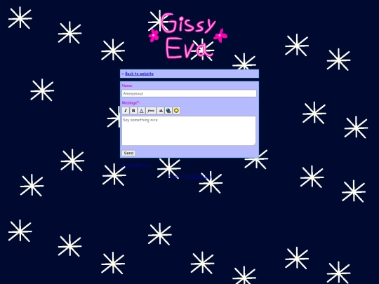 guestbook screenshot