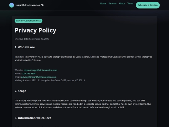 privacy screenshot