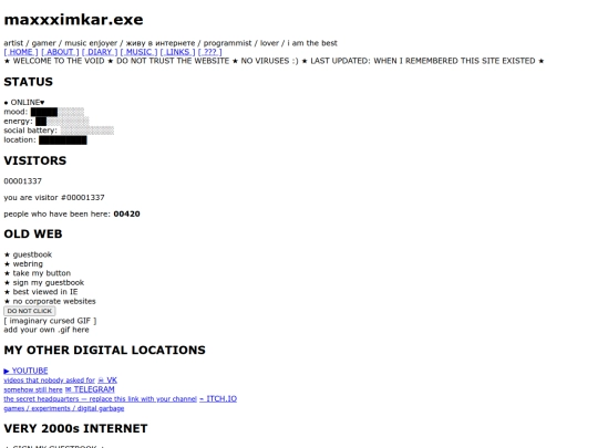 links screenshot