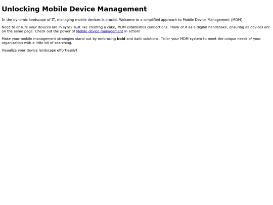 mdm screenshot