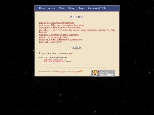 archive screenshot