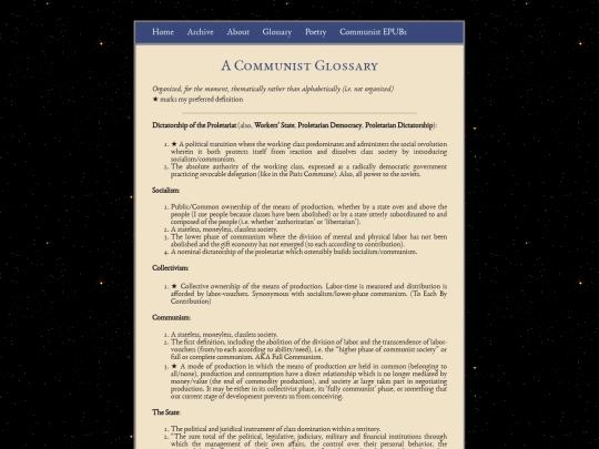 glossary screenshot