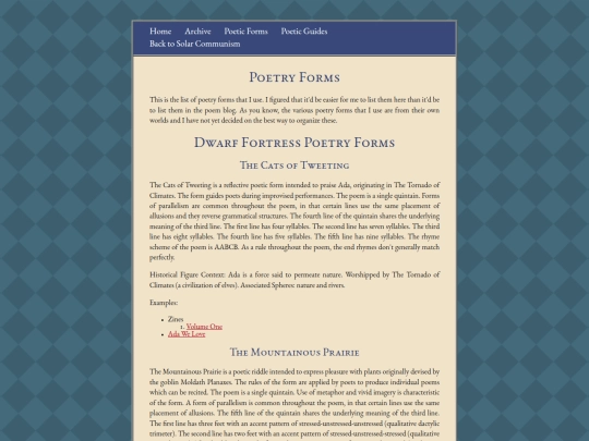 poetry/forms screenshot