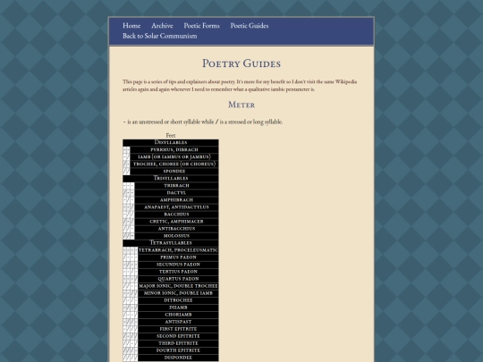 poetry/guides screenshot