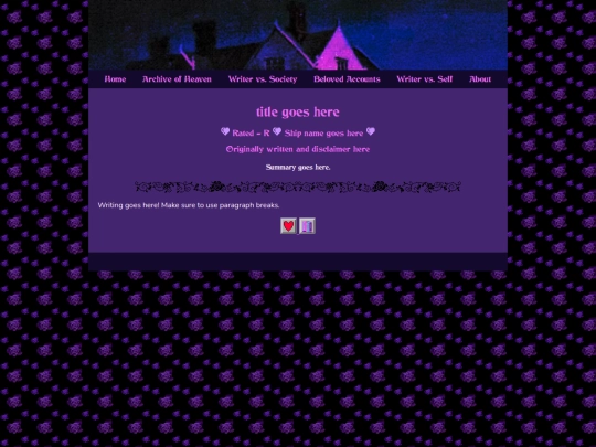 originalfic/onebed screenshot