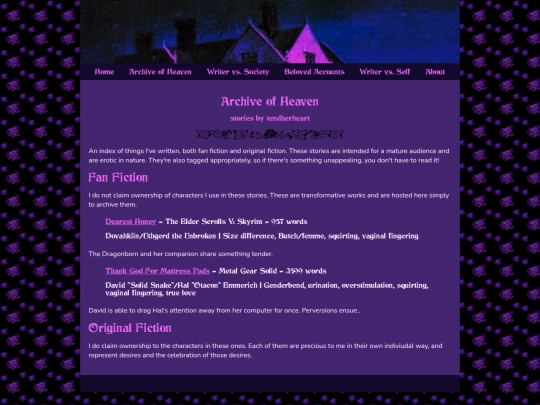 pages/archiveofheaven screenshot
