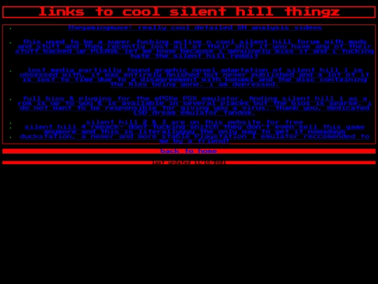 links screenshot