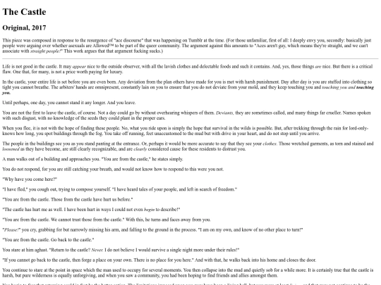 fic/thecastle screenshot