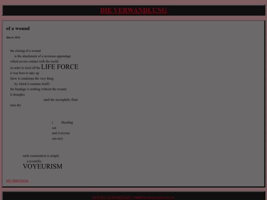 writings/of-a-wound screenshot