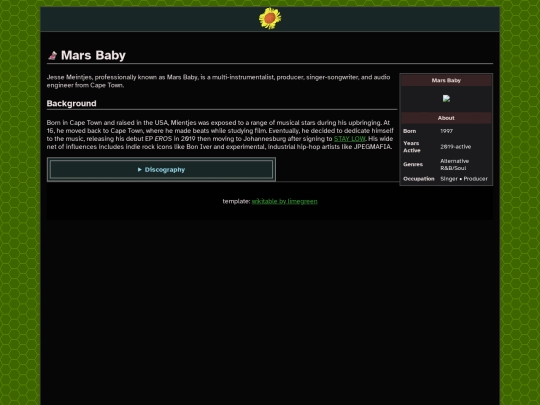 Artists/Mars-Baby screenshot
