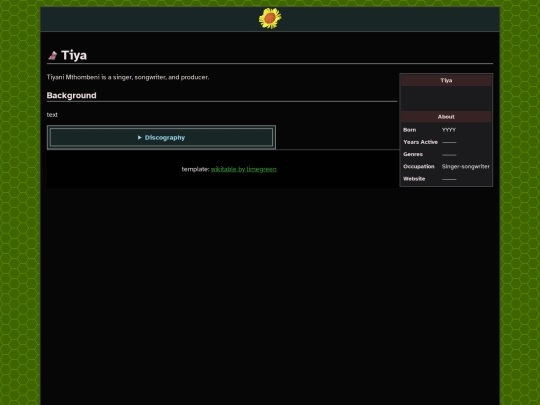 Artists/Tiya screenshot