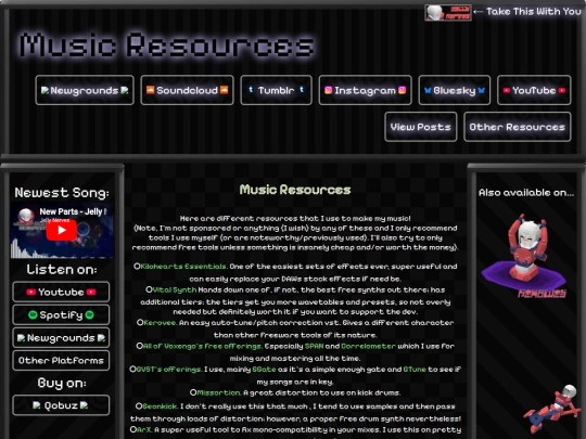 music-resources screenshot
