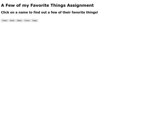 A Few of my Favorite Things/AFewOfMyFavoriteThingsOwenCarpenter screenshot