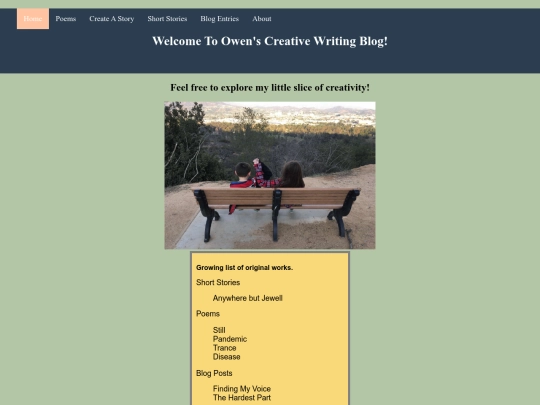 Creative_Writing_Index screenshot