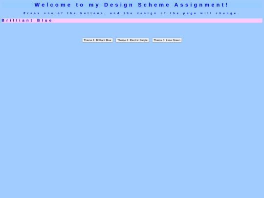 Design Scheme Assignment/AnotherPracticePage screenshot