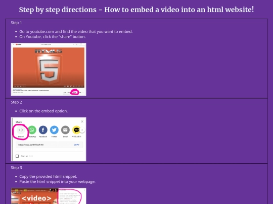 HowToEmbedAVideo screenshot