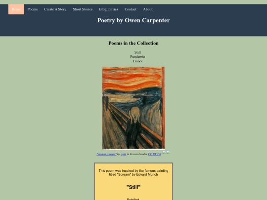 Practice and Stuff/Poetry screenshot