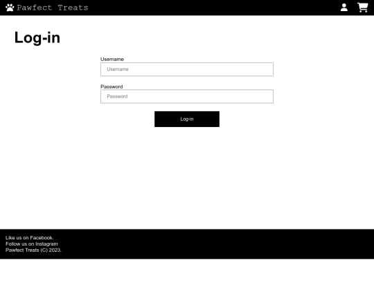 login screenshot