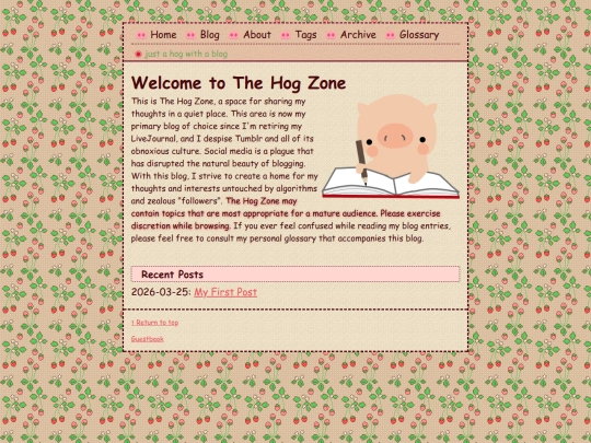blog screenshot