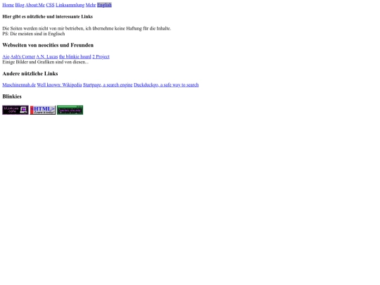 de/links screenshot