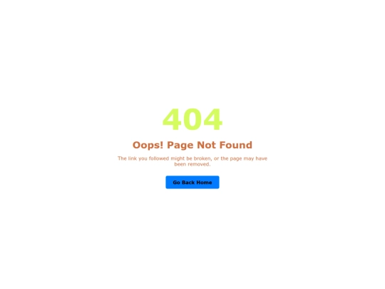 404 screenshot
