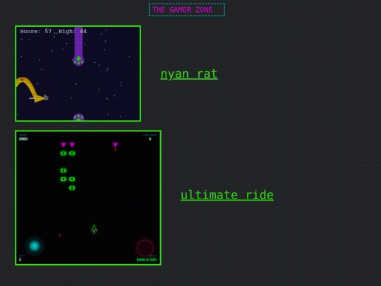 games screenshot