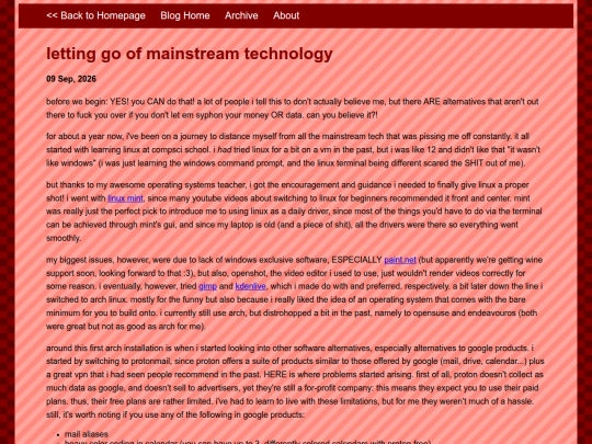blog/posts/2026-09-09-letting-go-of-mainstream-technology screenshot