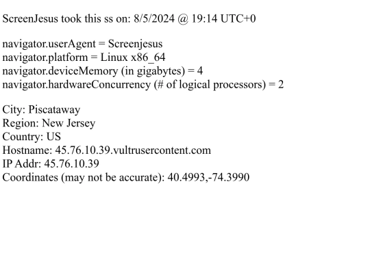 screenjesusinfo screenshot
