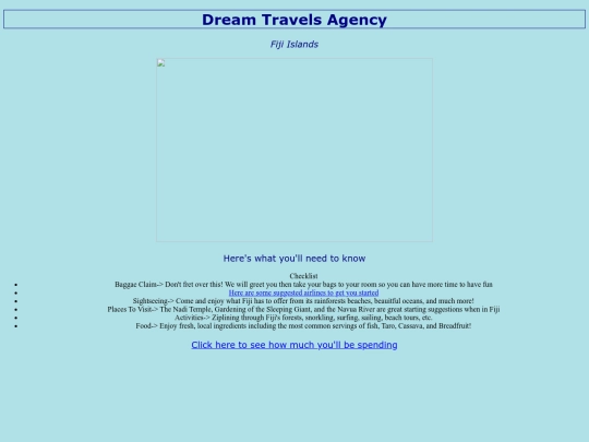 itinerary screenshot