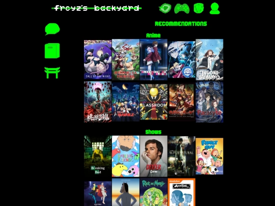 things-recs screenshot