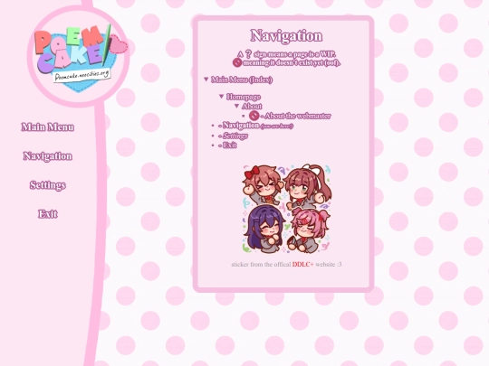 pages/navigation screenshot