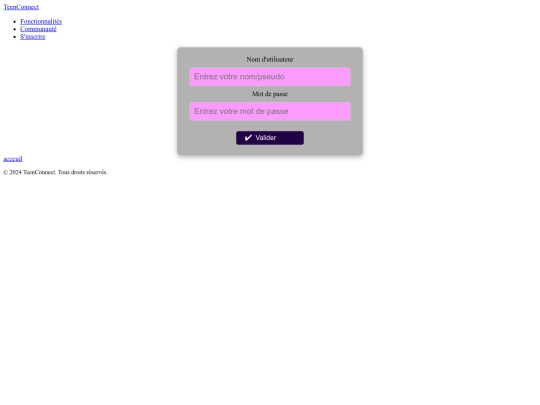 connect screenshot