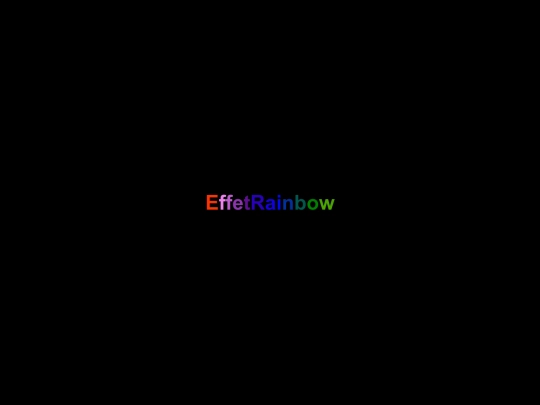 test/rainbow screenshot