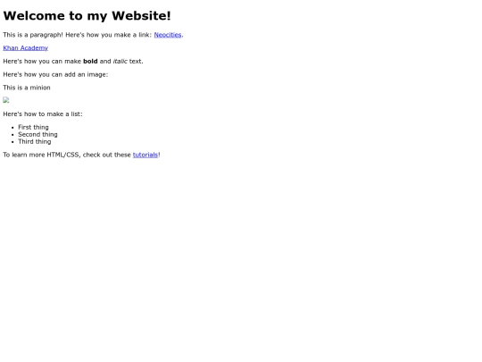 index screenshot