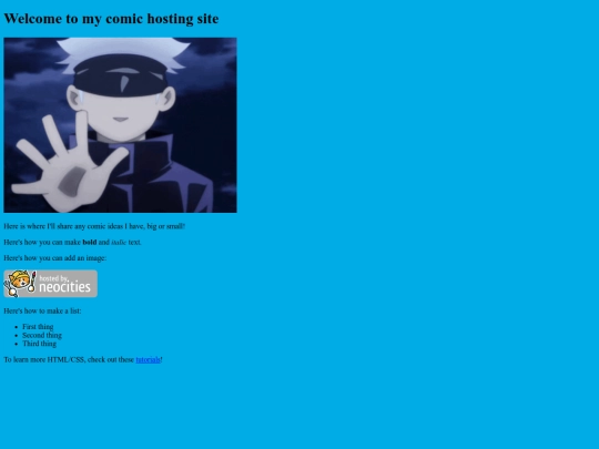 index screenshot