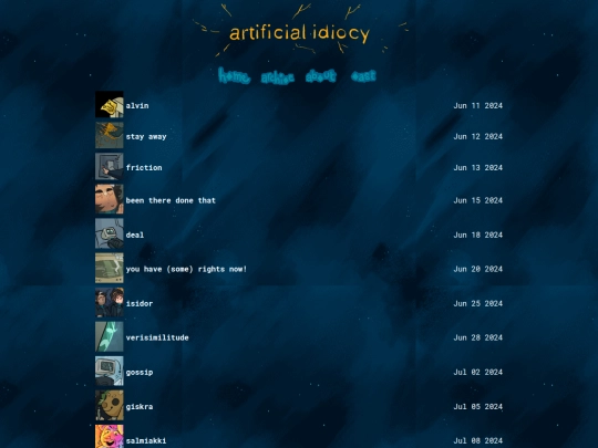 archive screenshot