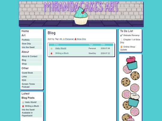 blog screenshot