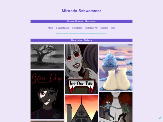 portfolio/illustration screenshot