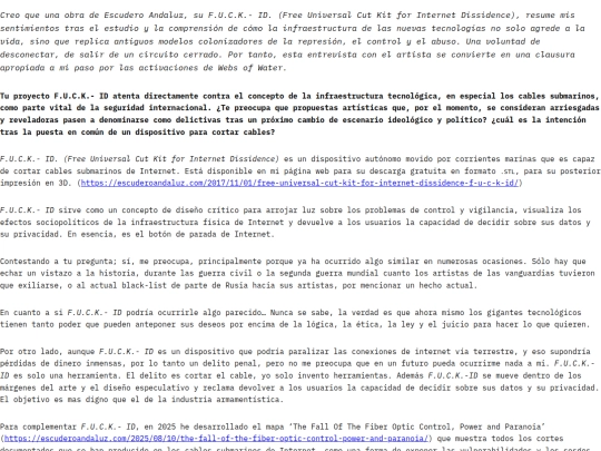 dataweb/escudero screenshot