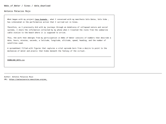 dataweb/final screenshot