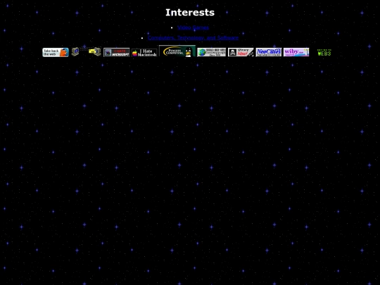 interests screenshot