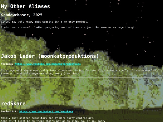 projects screenshot